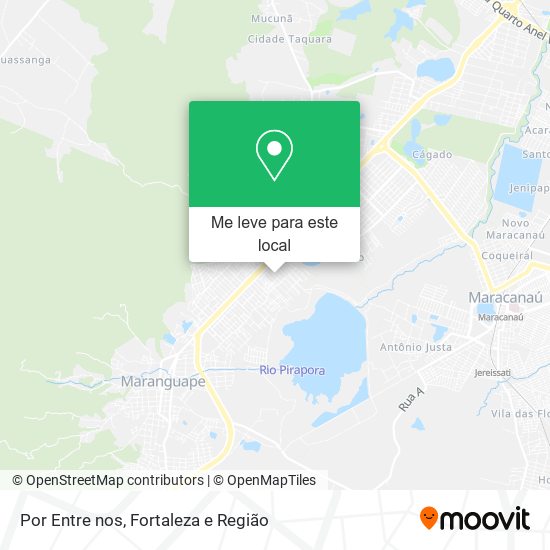 Por Entre nos mapa