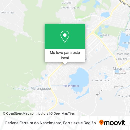 Gerlene Ferreira do Nascimento mapa