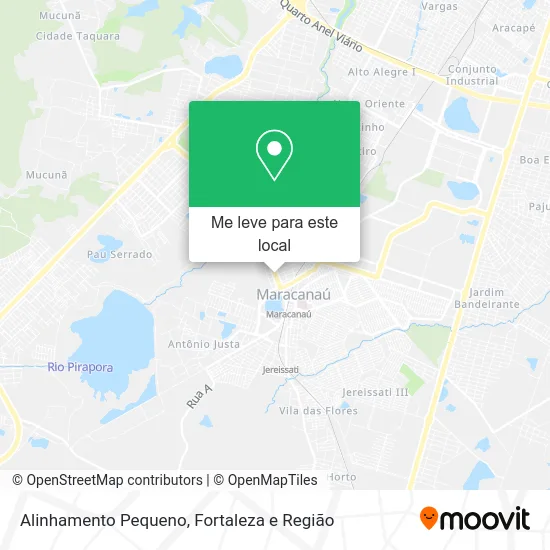 Alinhamento Pequeno mapa