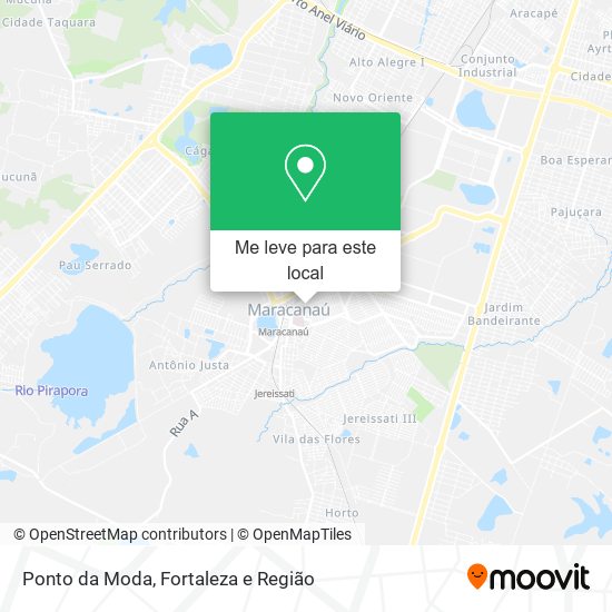 Ponto da Moda mapa