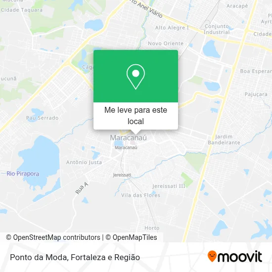 Ponto da Moda mapa