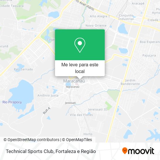 Technical Sports Club mapa