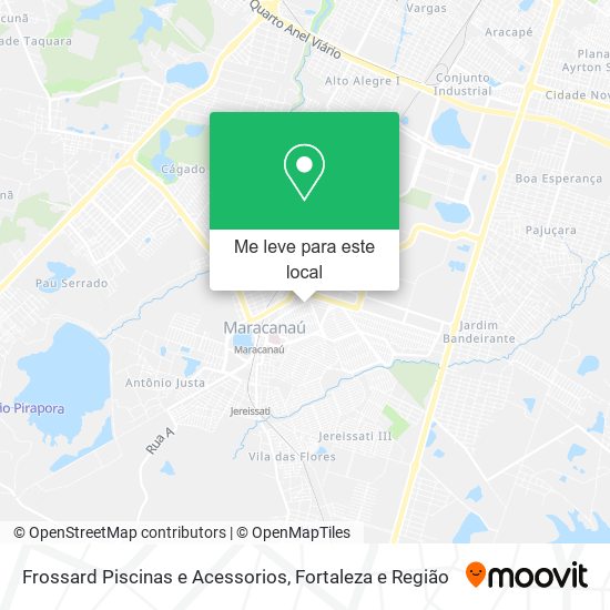 Frossard Piscinas e Acessorios mapa
