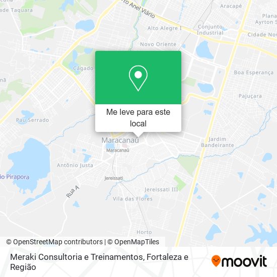 Meraki Consultoria e Treinamentos mapa