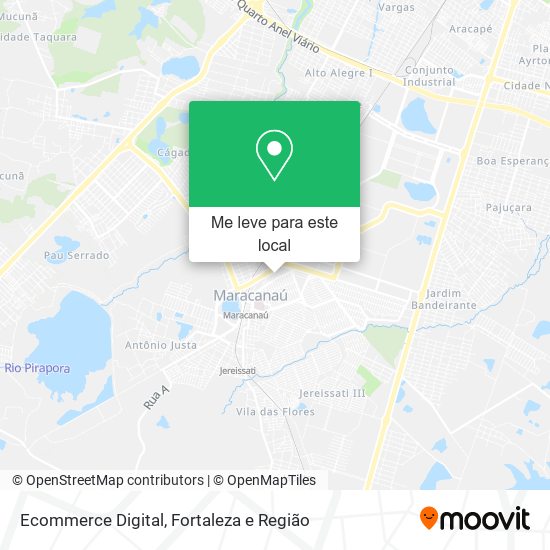 Ecommerce Digital mapa