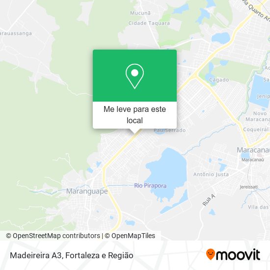 Madeireira A3 mapa