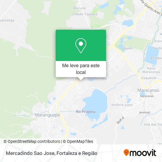 Mercadindo Sao Jose mapa