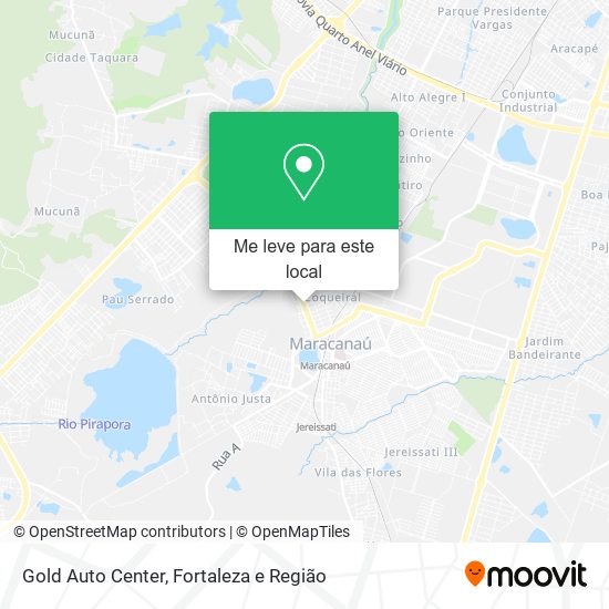 Gold Auto Center mapa