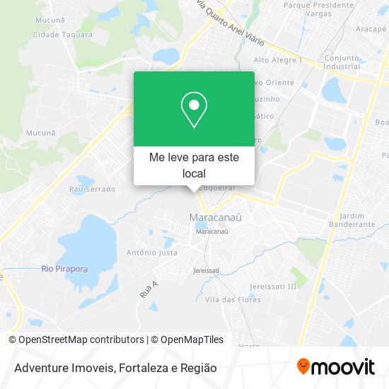 Adventure Imoveis mapa