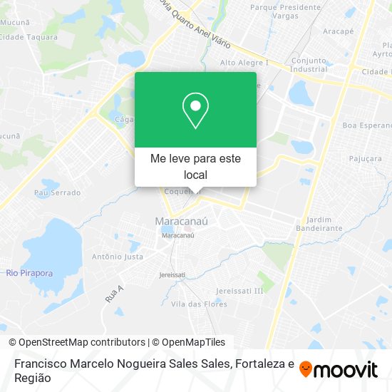 Francisco Marcelo Nogueira Sales Sales mapa