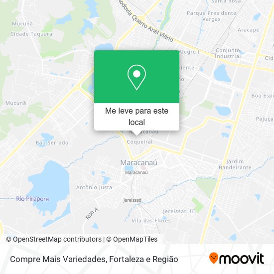 Compre Mais Variedades mapa