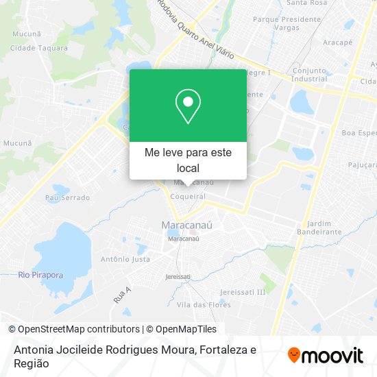 Antonia Jocileide Rodrigues Moura mapa