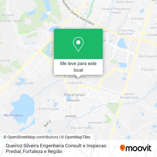 Queiroz Silveira Engenharia Consult e Inspecao Predial mapa