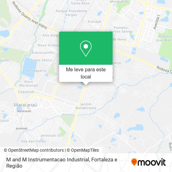 M and M Instrumentacao Industrial mapa