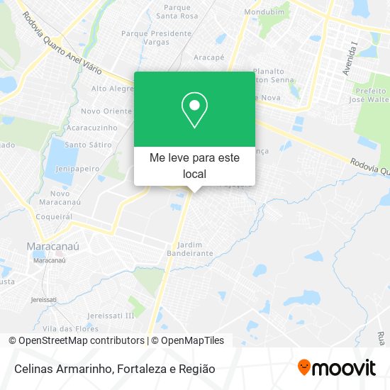 Celinas Armarinho mapa