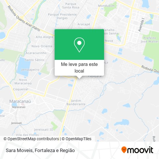 Sara Moveis mapa