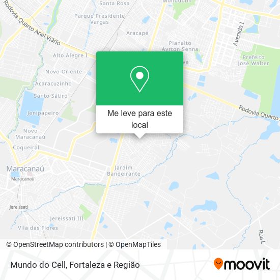 Mundo do Cell mapa