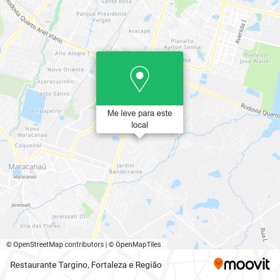 Restaurante Targino mapa