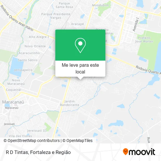 R D Tintas mapa