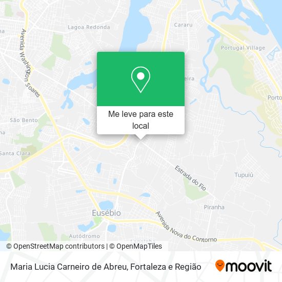 Maria Lucia Carneiro de Abreu mapa