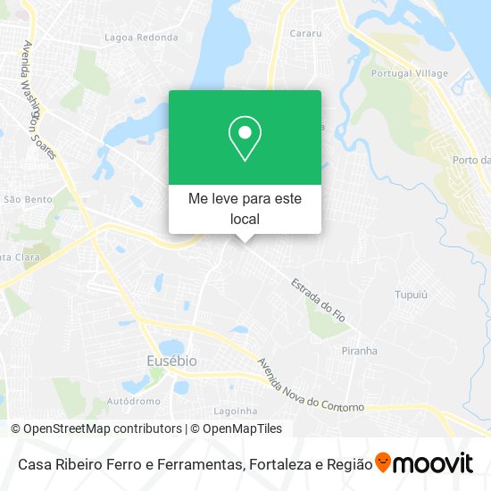 Casa Ribeiro Ferro e Ferramentas mapa