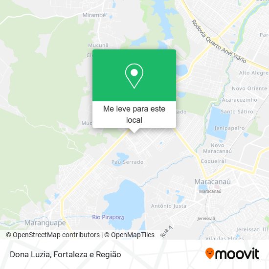 Dona Luzia mapa