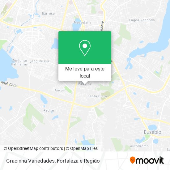 Gracinha Variedades mapa