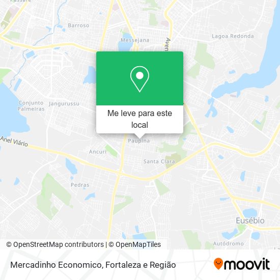 Mercadinho Economico mapa