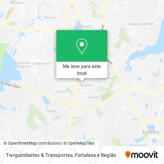 Twrguindastes & Transportes mapa