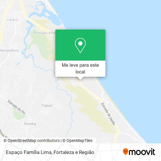 Espaço Família Lima mapa