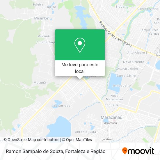 Ramon Sampaio de Souza mapa