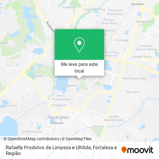 Rafaelly Produtos de Limpeza e Ultilida mapa