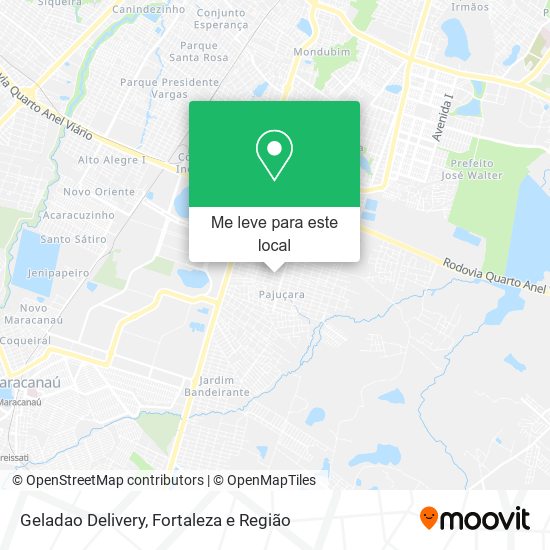 Geladao Delivery mapa