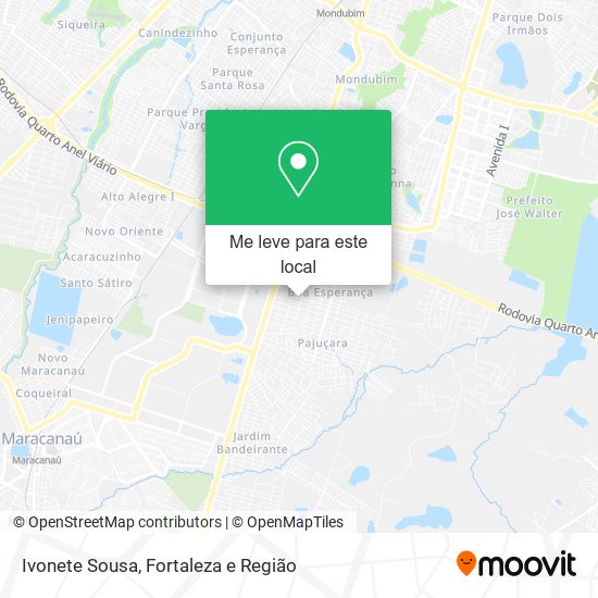 Ivonete Sousa mapa