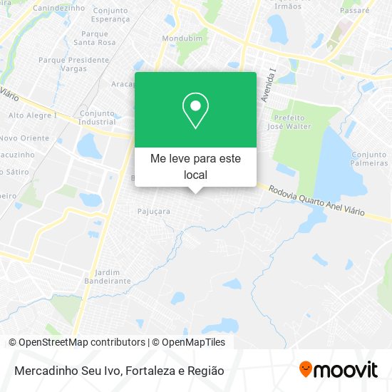 Mercadinho Seu Ivo mapa