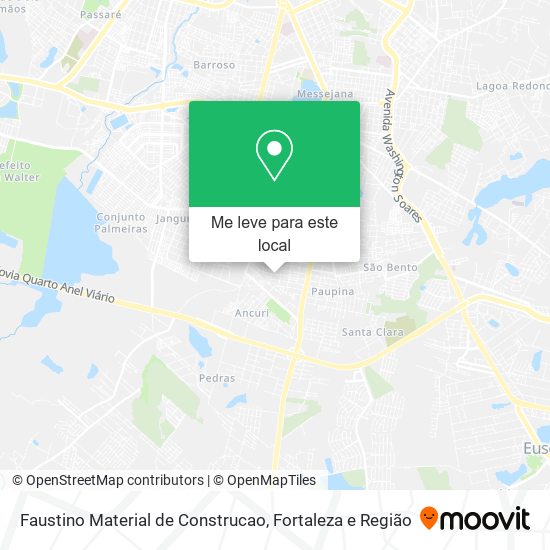 Faustino Material de Construcao mapa