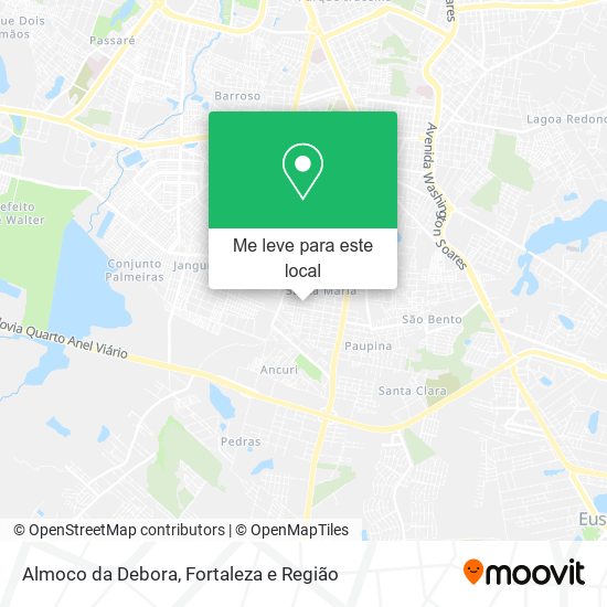 Almoco da Debora mapa