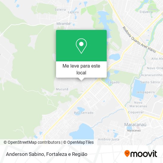 Anderson Sabino mapa