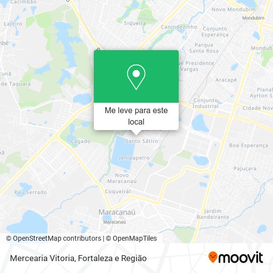 Mercearia Vitoria mapa