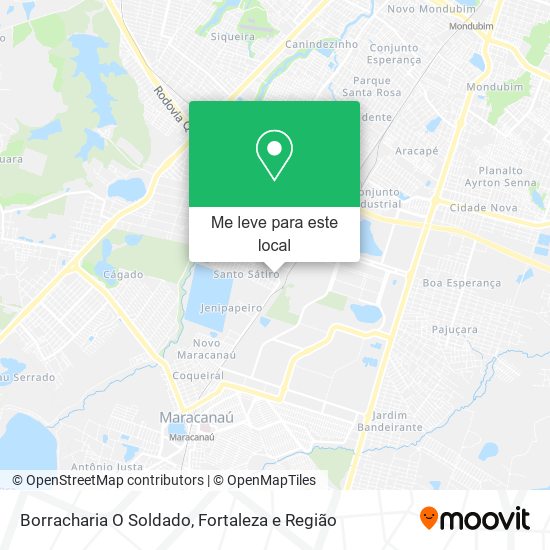 Borracharia O Soldado mapa