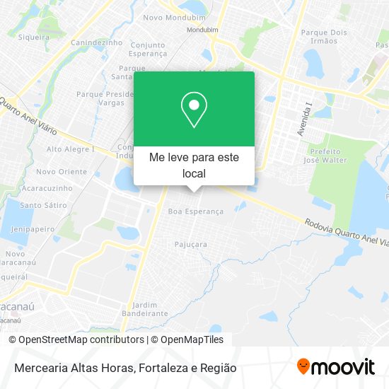 Mercearia Altas Horas mapa