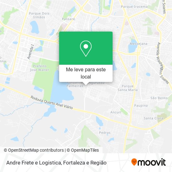 Andre Frete e Logistica mapa