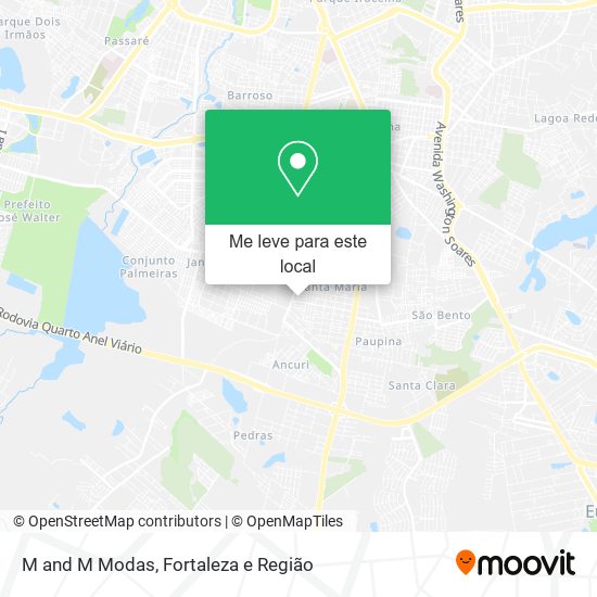 M and M Modas mapa