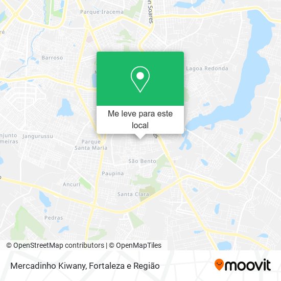 Mercadinho Kiwany mapa