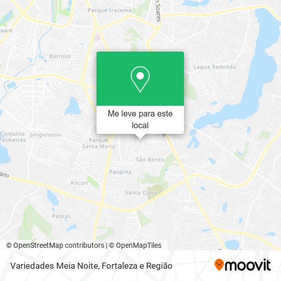 Variedades Meia Noite mapa