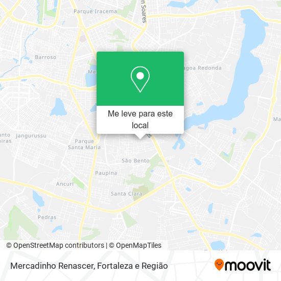 Mercadinho Renascer mapa