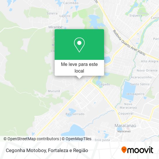 Cegonha Motoboy mapa