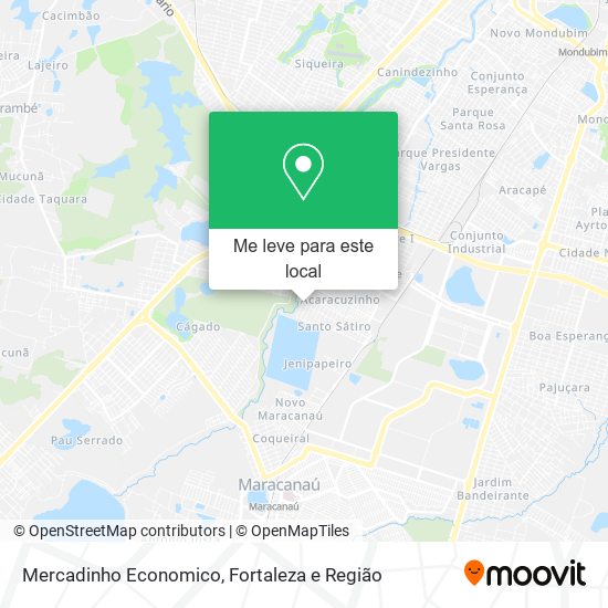 Mercadinho Economico mapa