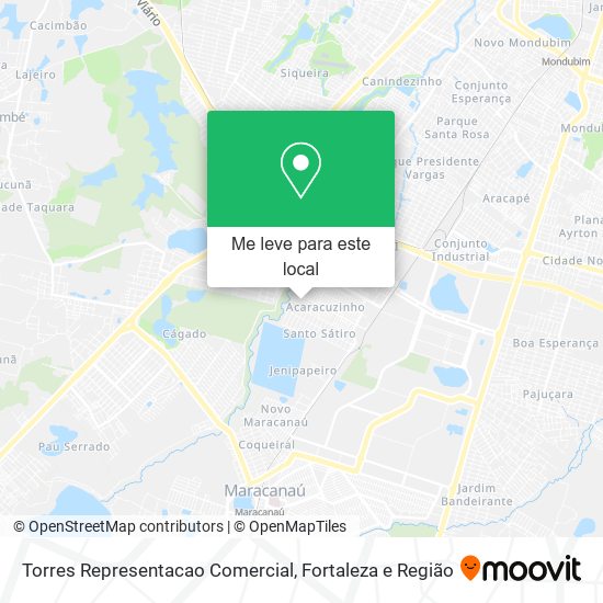 Torres Representacao Comercial mapa