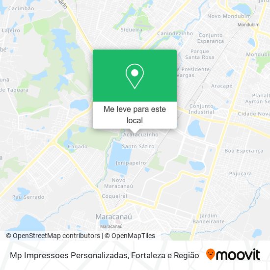 Mp Impressoes Personalizadas mapa